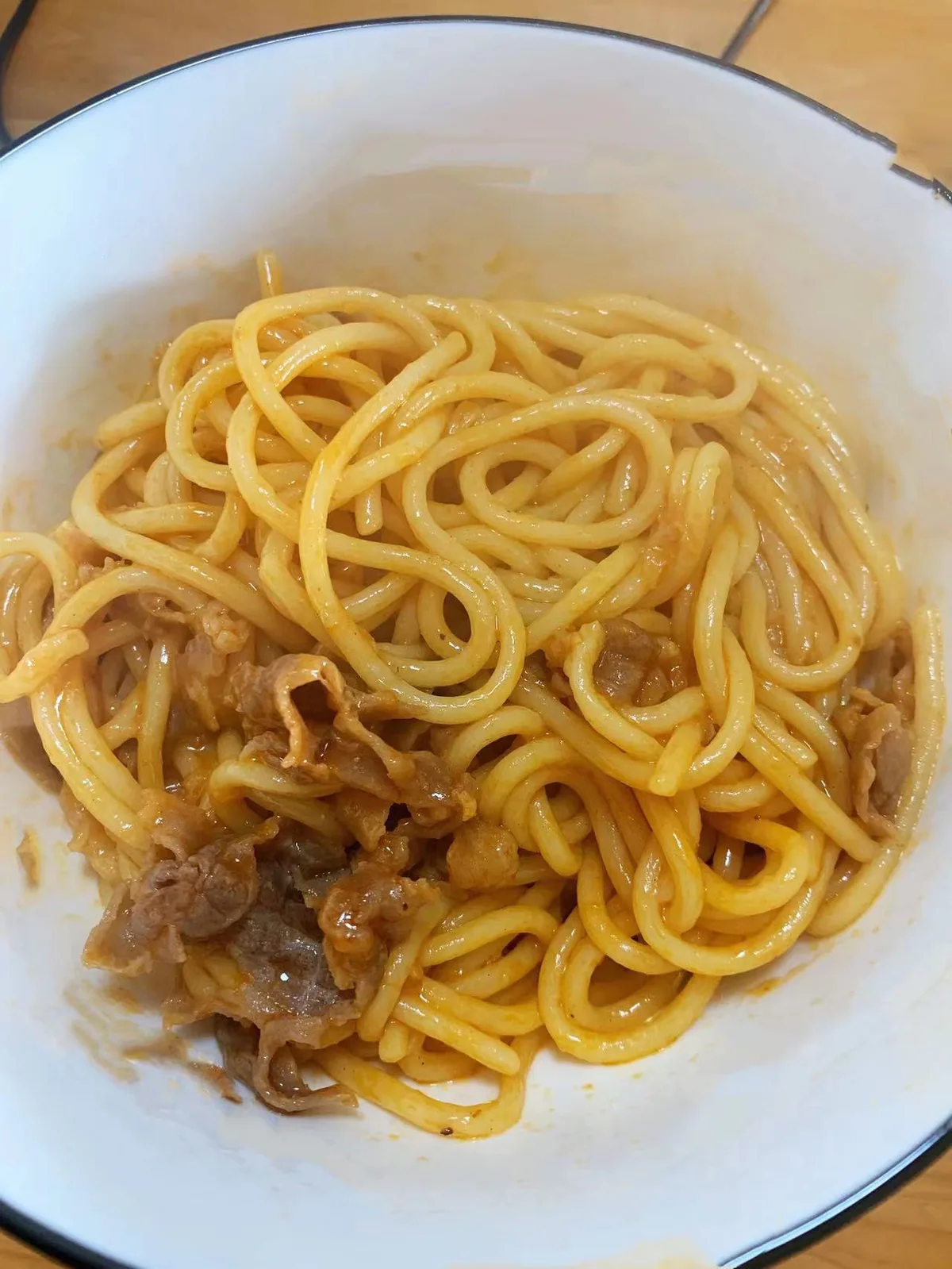 炒意大利面