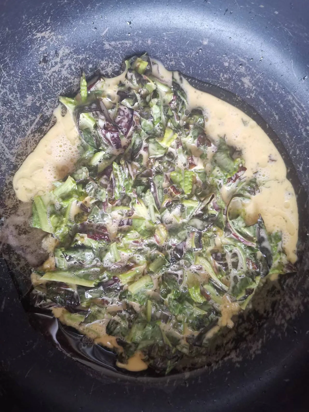 莴笋叶煎饼
